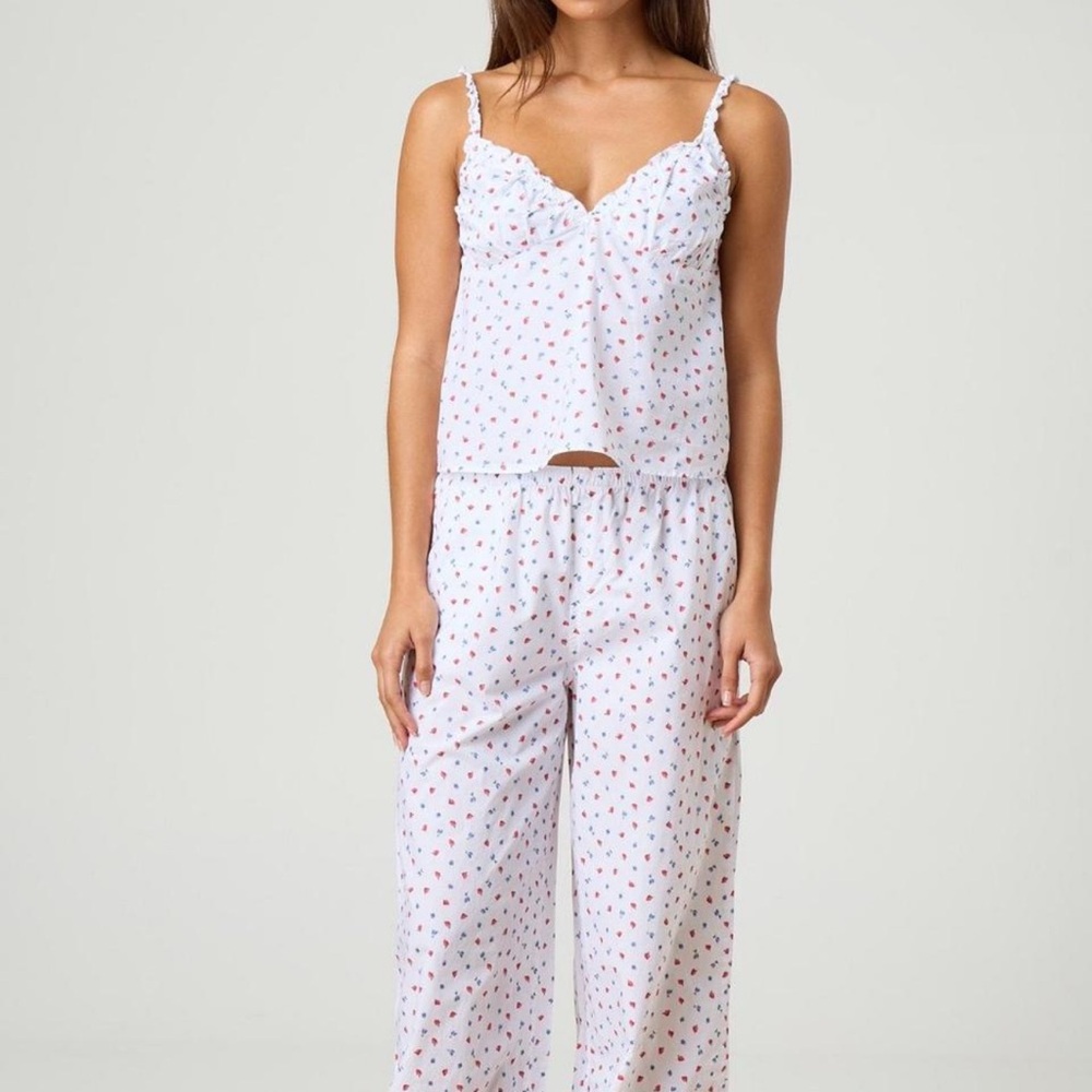 Glassons Mixed Berry Ruffle Cami Set